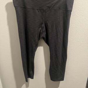 Lululemon Wunder Under High-Rise Crop Heathered Leggings Size 18